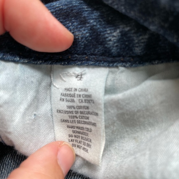 Low Rise Jean Shorts - Picture 3 of 3